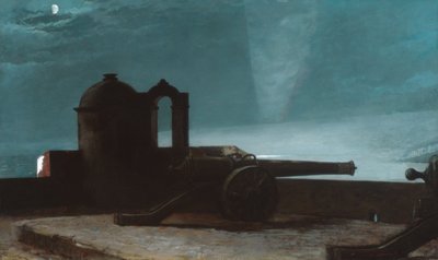 Searchlight on Harbor Entrance, Santiago de Cuba, 1901 by Winslow Homer